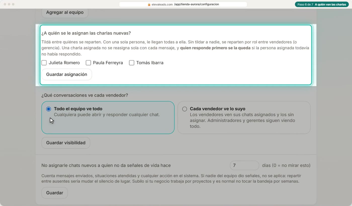 A quién van las charlas
