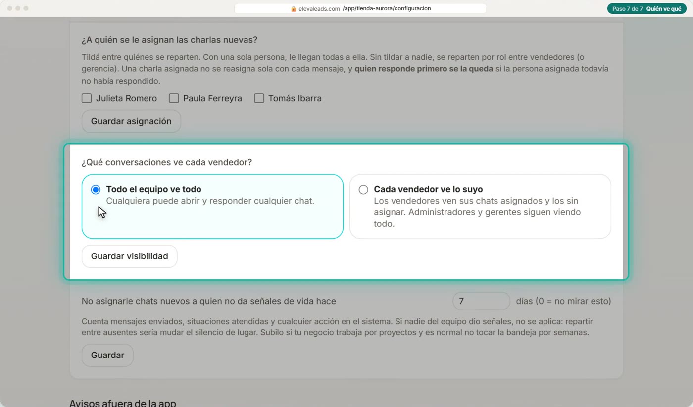 Quién ve qué