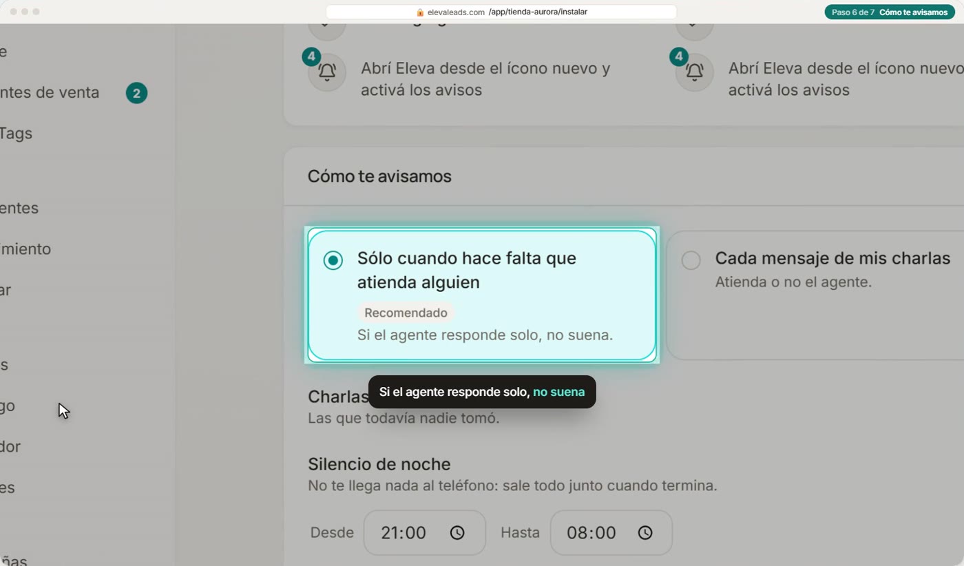 Cómo te avisamos