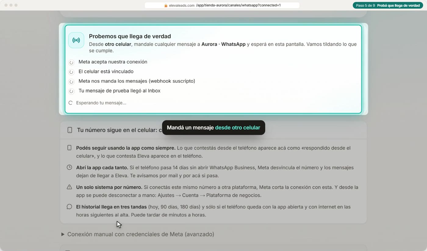 Probá que llega de verdad
