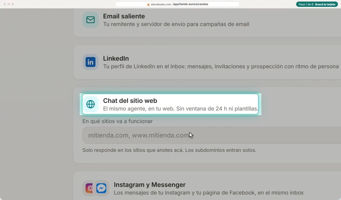 Buscá la tarjeta