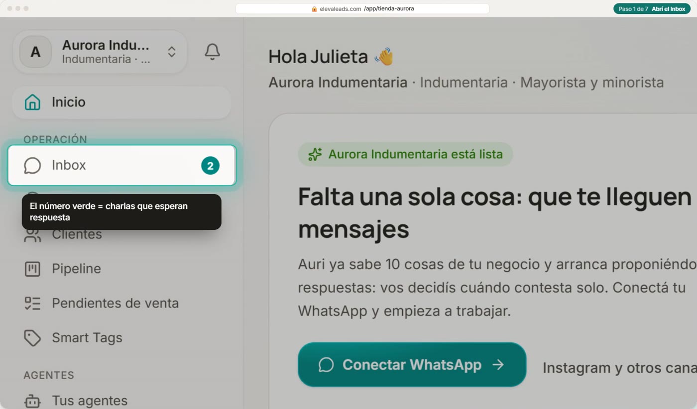 Abrí el Inbox
