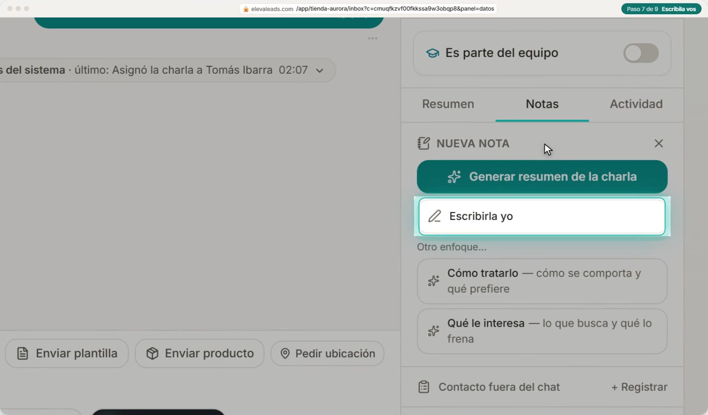 Escribila vos