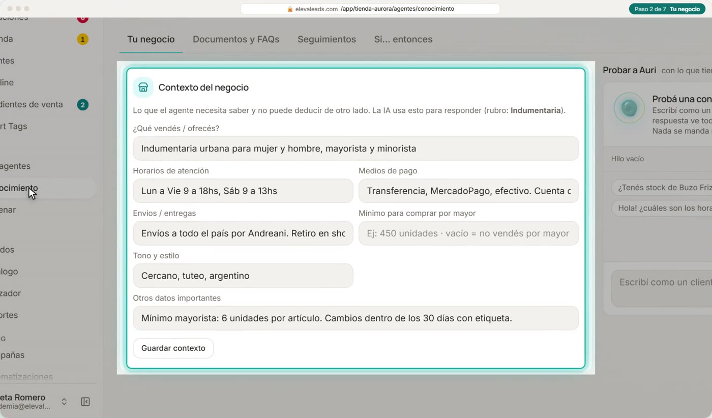 Tu negocio
