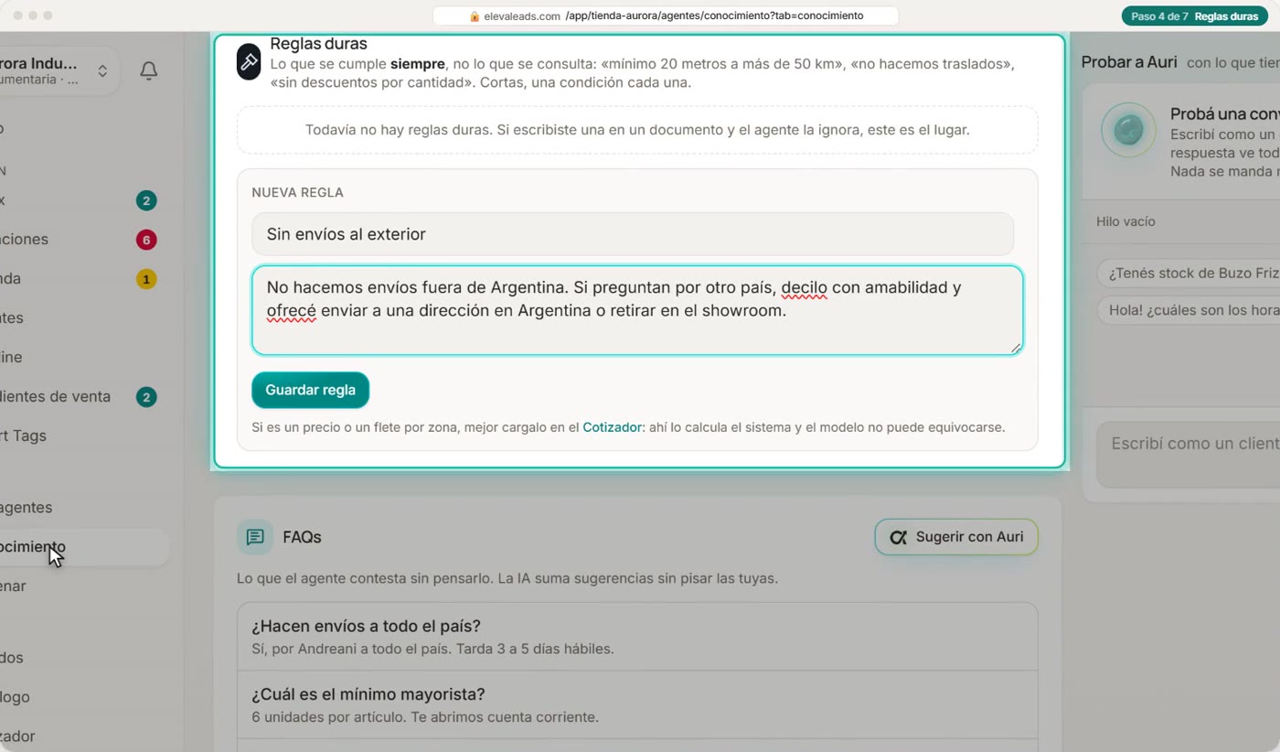 Reglas duras