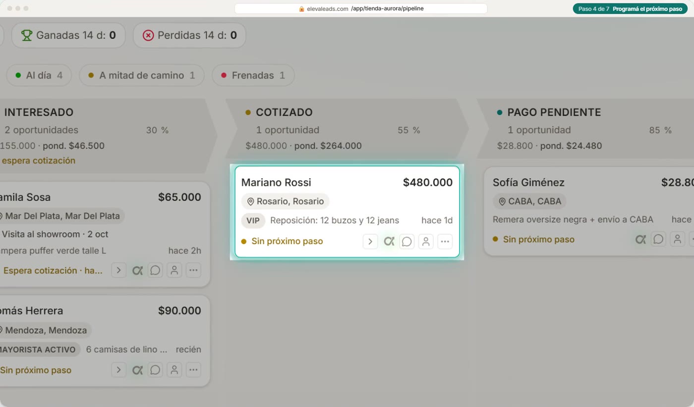 Programá el próximo paso