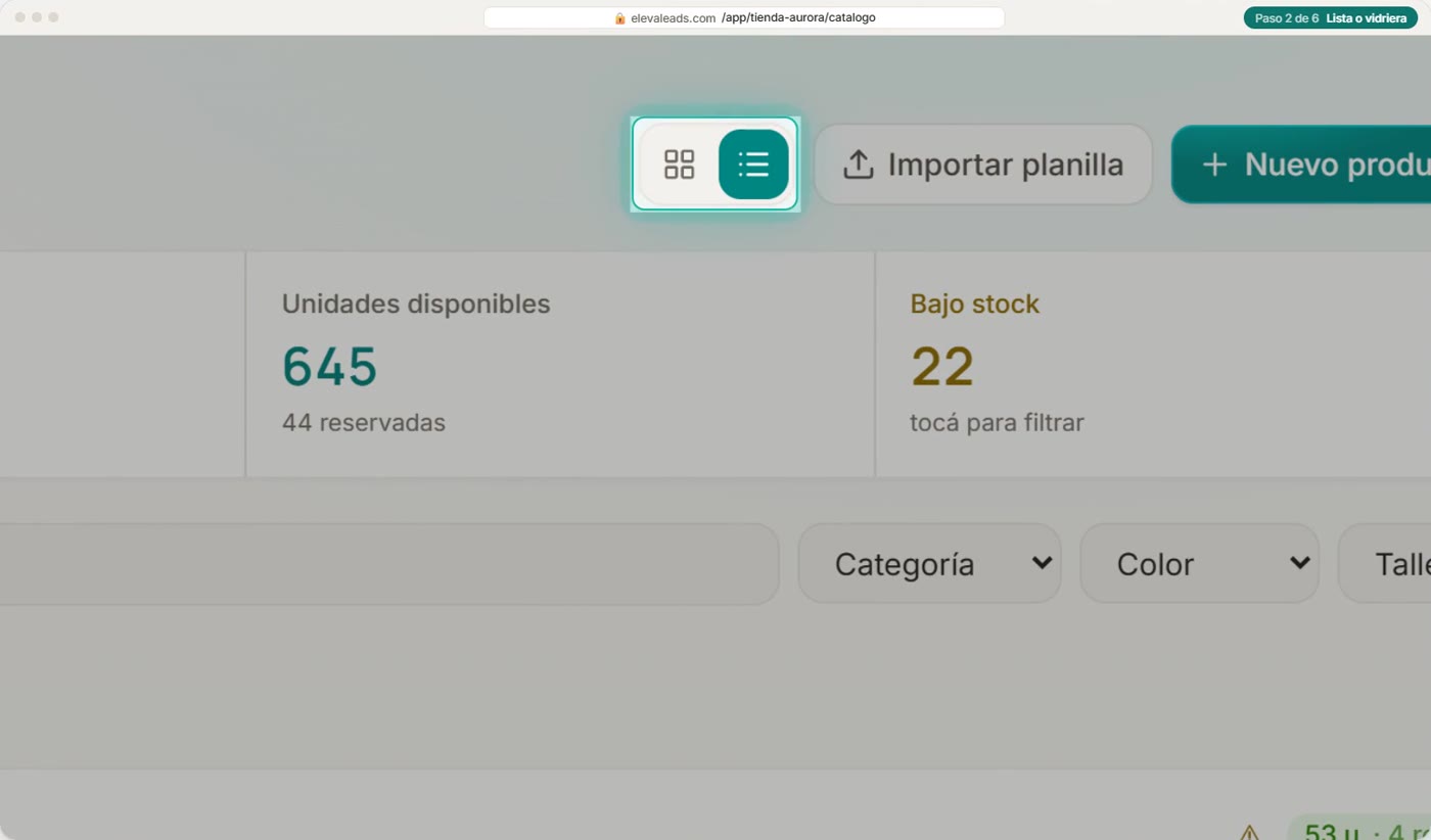 Lista o vidriera