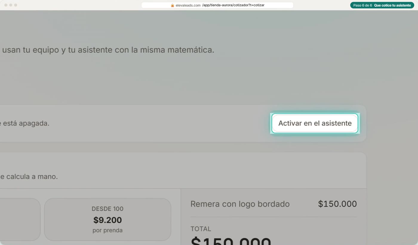 Que cotice tu asistente