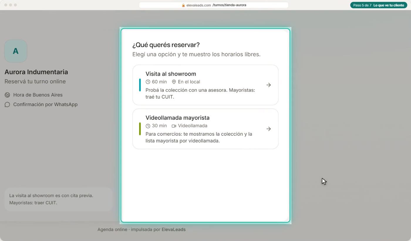 Lo que ve tu cliente