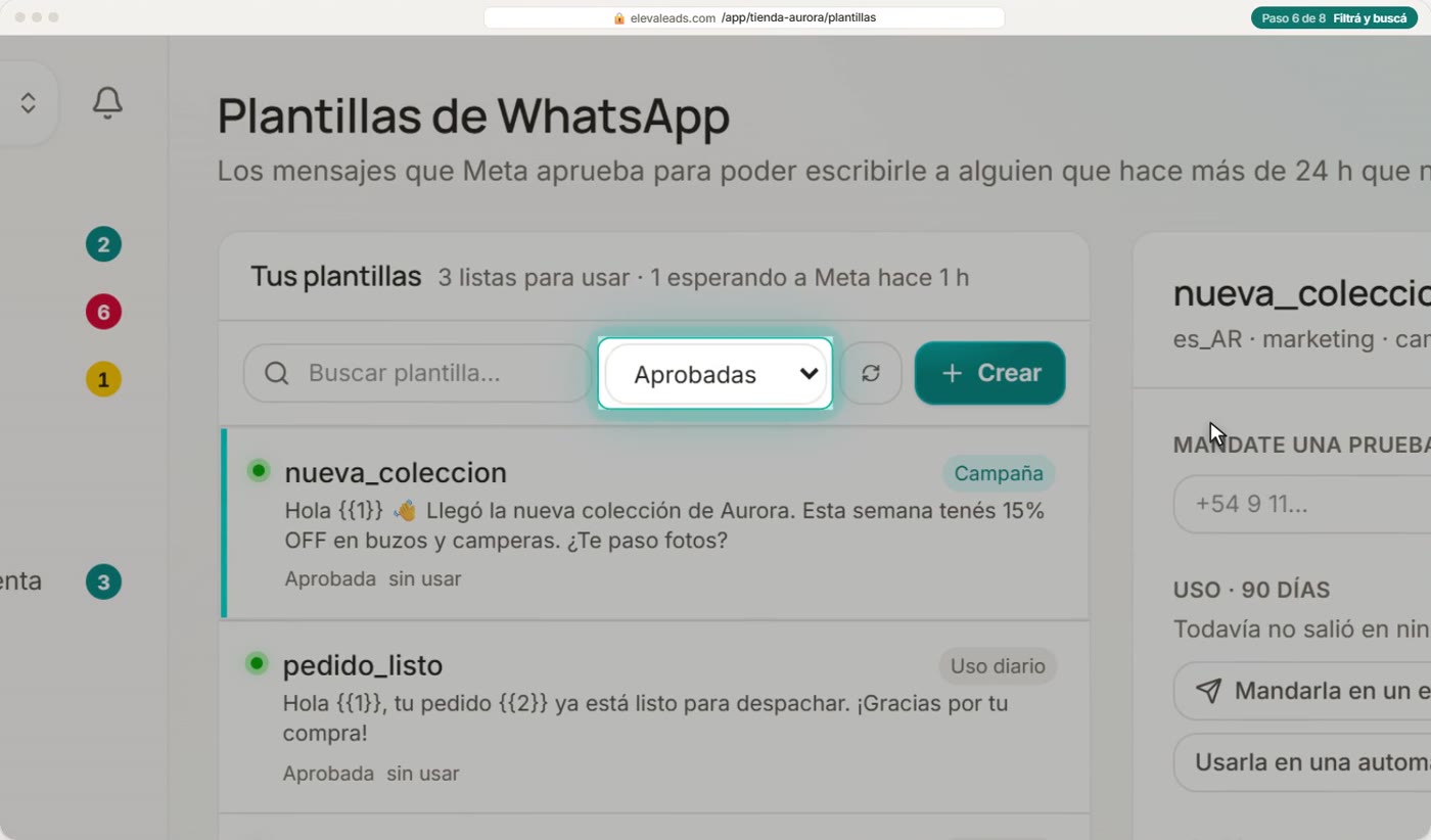 Filtrá y buscá