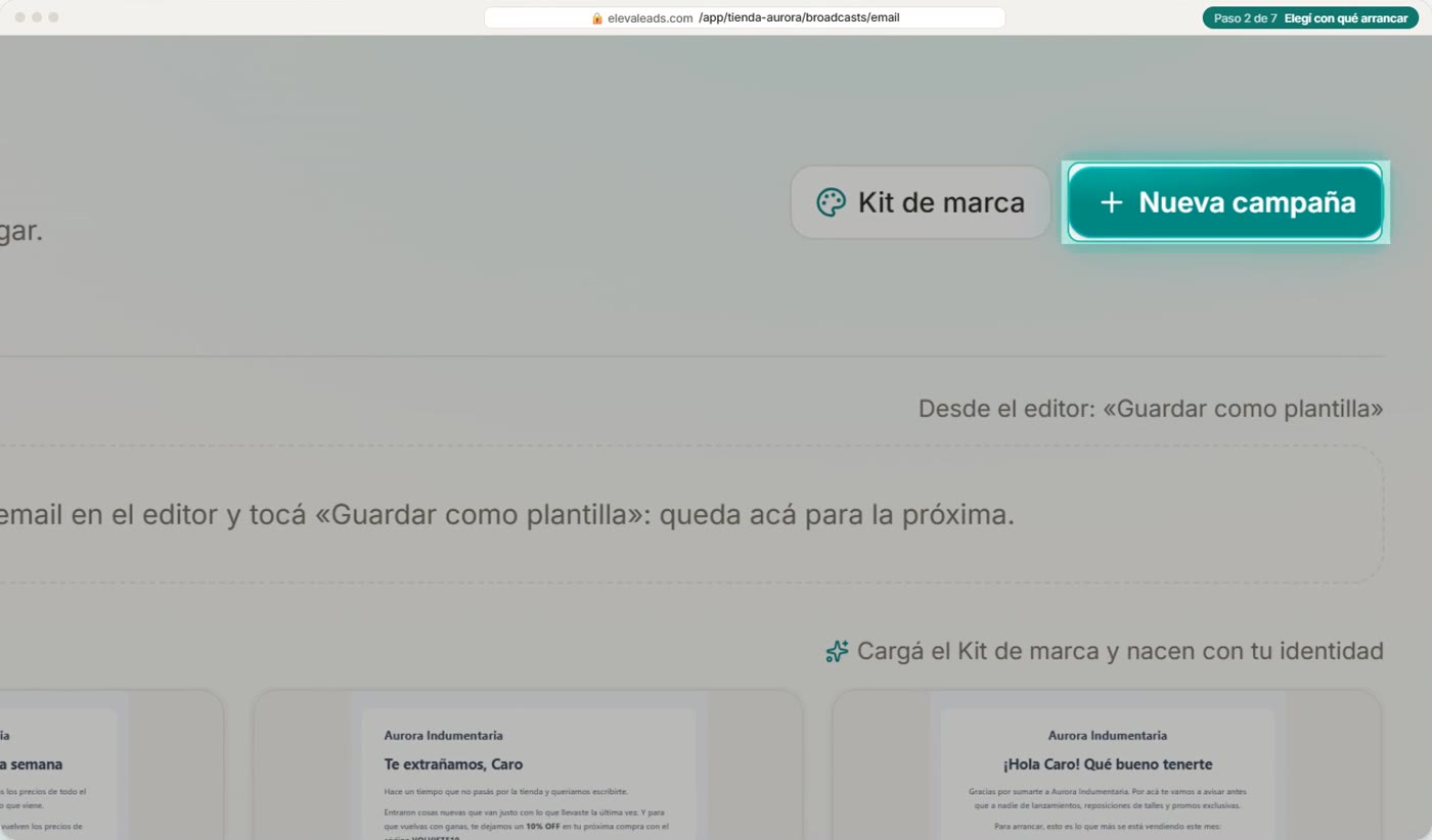 Elegí con qué arrancar