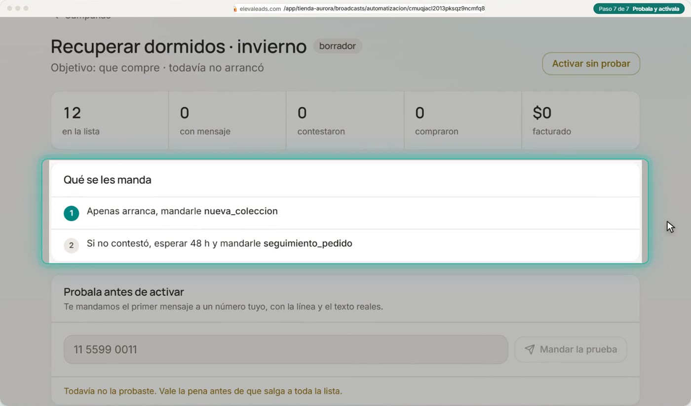 Probala y activala