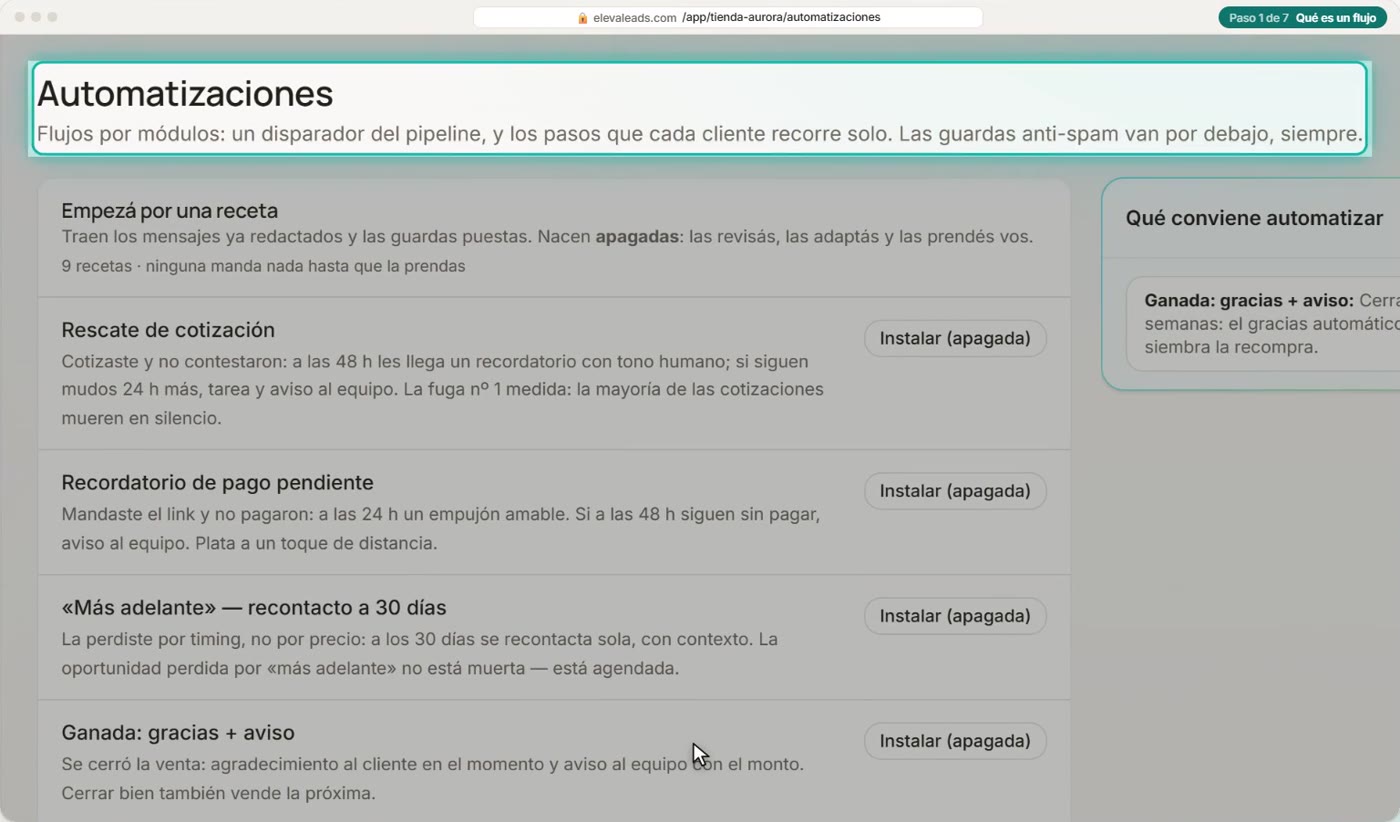 Qué es un flujo