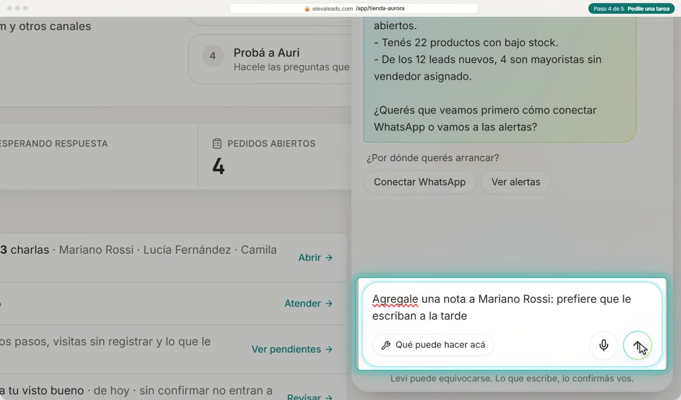 Pedile una tarea